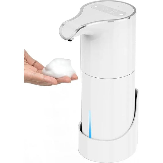 Automatic Foaming Soap Dispenser, Digital Display Wall Mounted 7 Adjustable Volume Control, Touchless Hands Free Auto Dispenser for Kitchen, Bathroom,15.3 Oz/450Ml